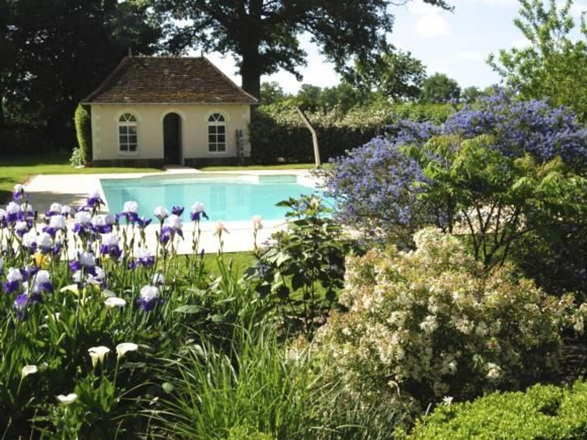 Gite Charmant Avec Piscine Chauffee, Tennis Et Jardin Pres De Beaumont-Sur-Sarthe - Fr-1-410-214 Villa Maresché Eksteriør bilde